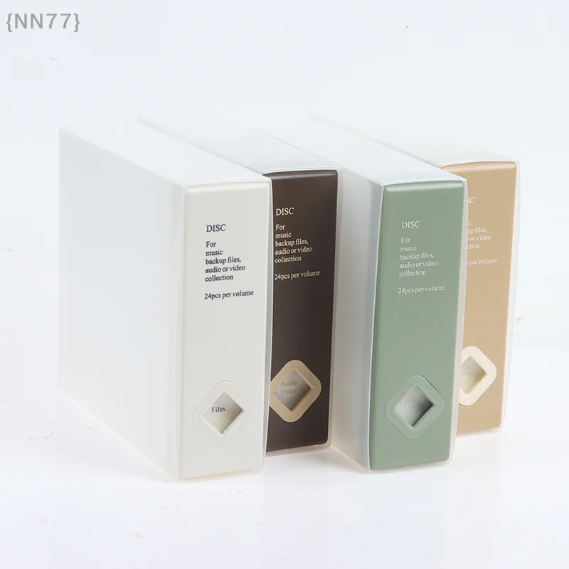 【No】1 Pcs Hard CD/DVD Album Case - 24-Disc Capacity Portable Storage Organizer For Media Collections thumbnail 4