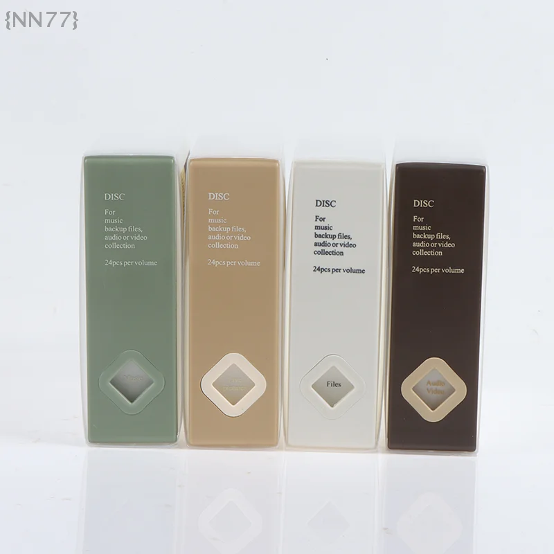 【No】1 Pcs Hard CD/DVD Album Case - 24-Disc Capacity Portable Storage Organizer For Media Collections thumbnail 3