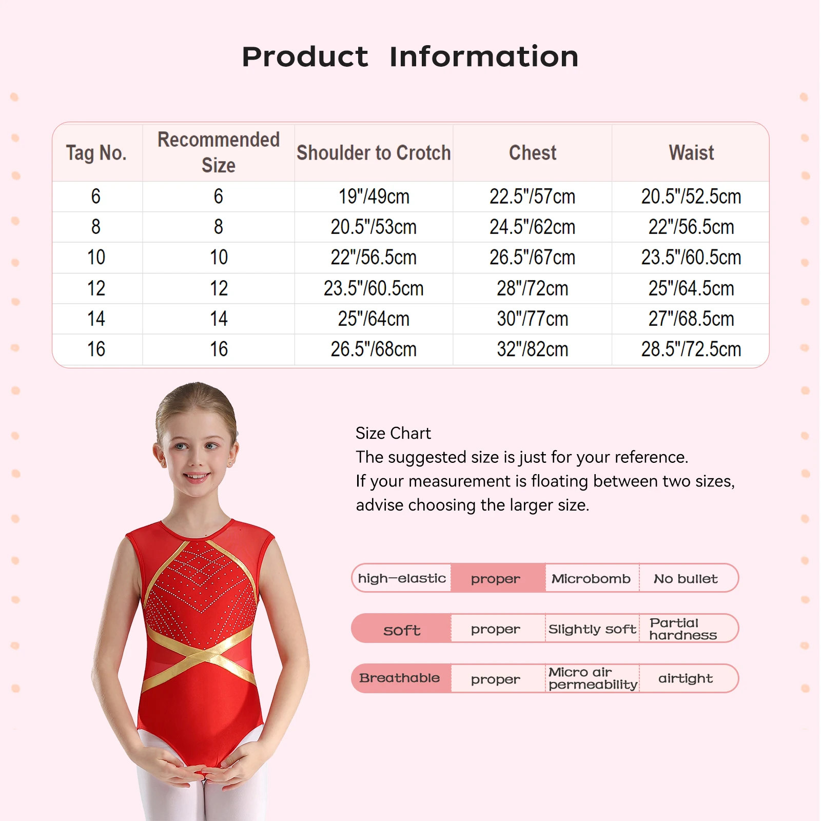 Kids Girls Rhythmic Gymnastics Figure Skating Ballet Performance Jersey Leotard Shiny Rhinestones Bodysuit Competition Costume thumbnail 6