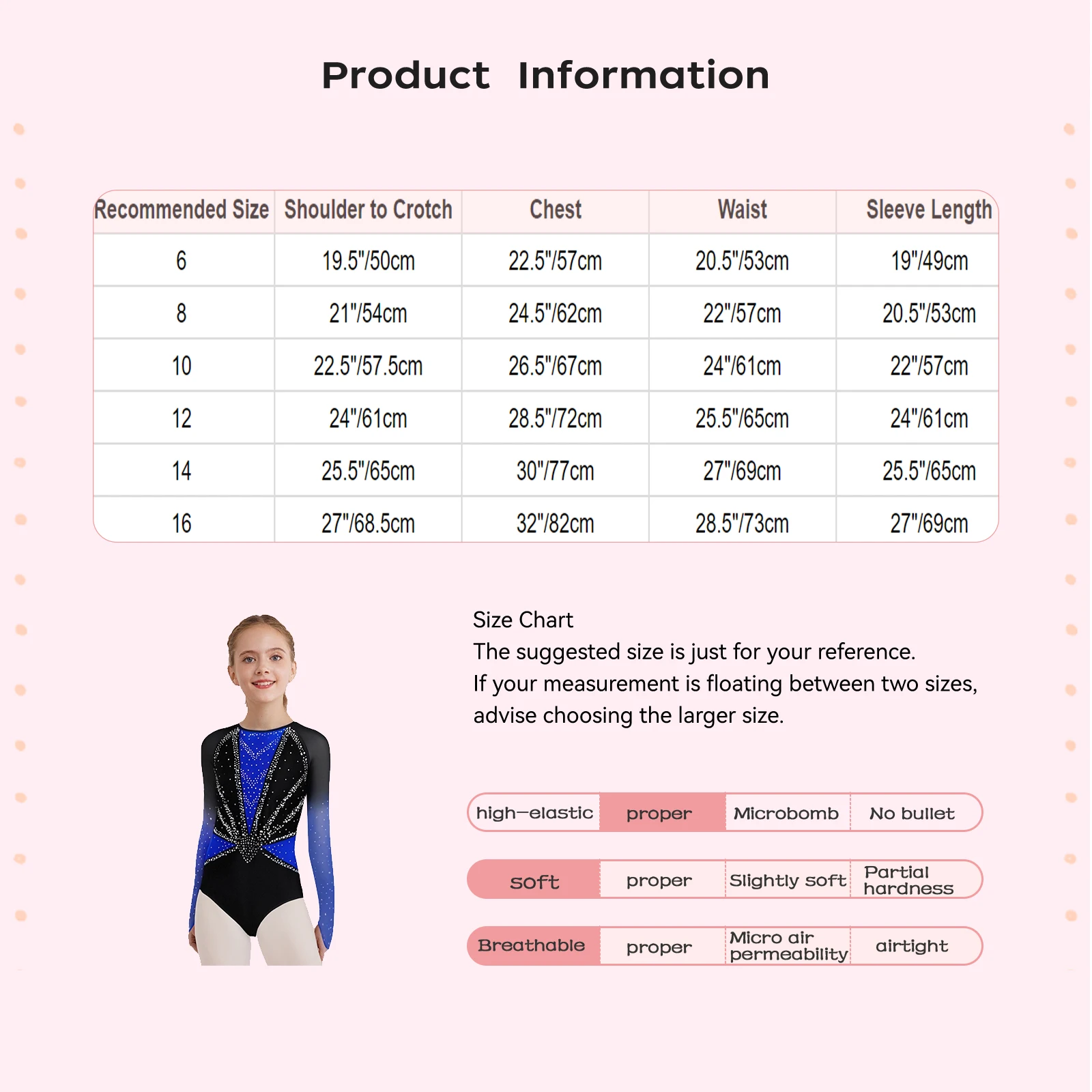 Kids Girls Rhythmic Gymnastics Figure Skating Ballet Performance Jersey Leotard Shiny Rhinestones Bodysuit Competition Costume thumbnail 4