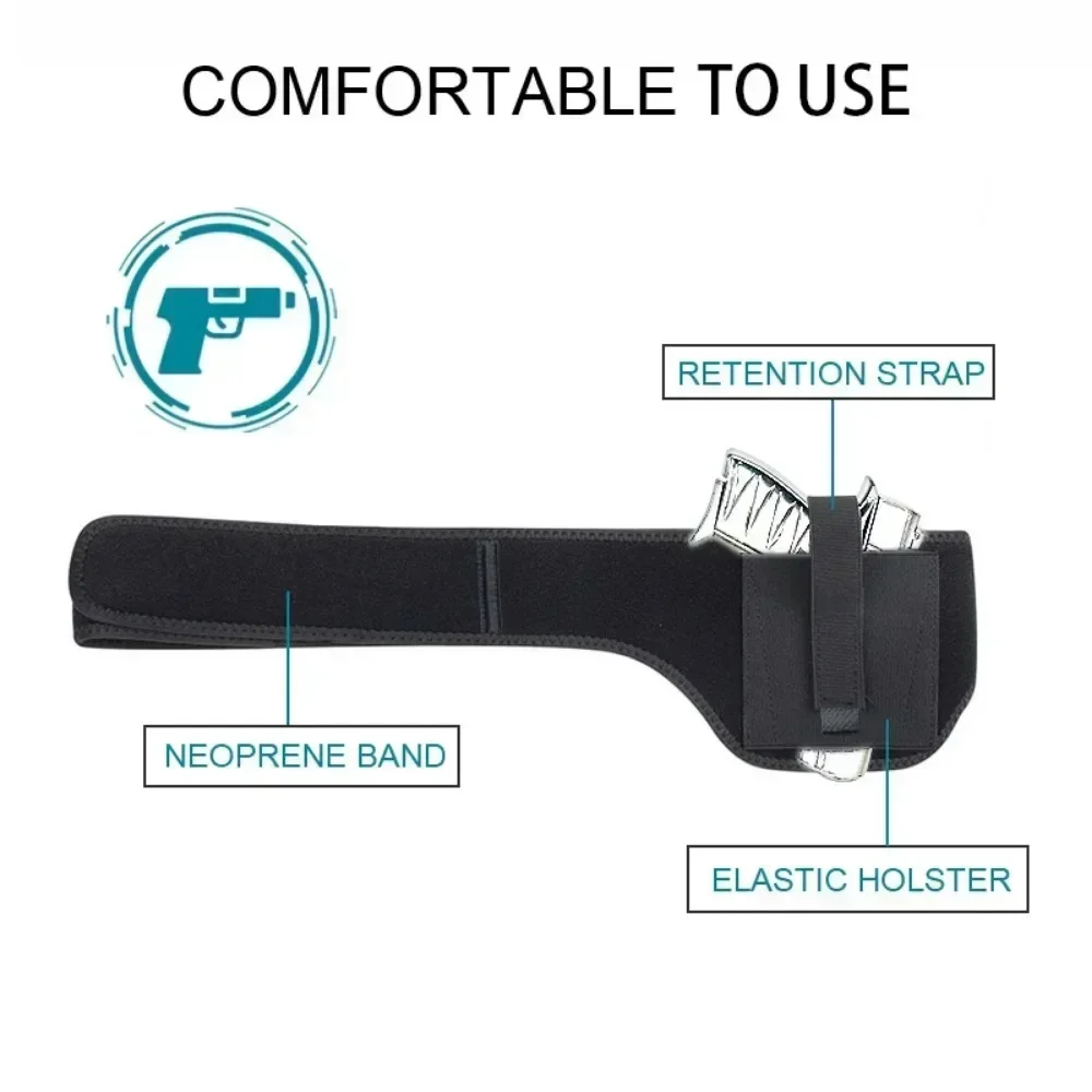 New 1PC Outdoor Gun Holster Holster Multifunctional Concealed Carrying Waist Universal Stock Belt Pistol for Tactical Equipment thumbnail 6
