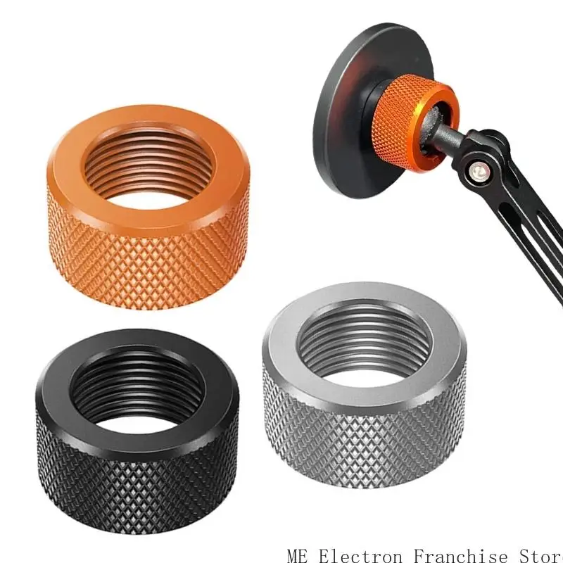 T5EA 17mm Ball Head Nut Tightening Nut Fastener for Universal Phone Holder Car Mount Desktop Stand Aluminum Alloy