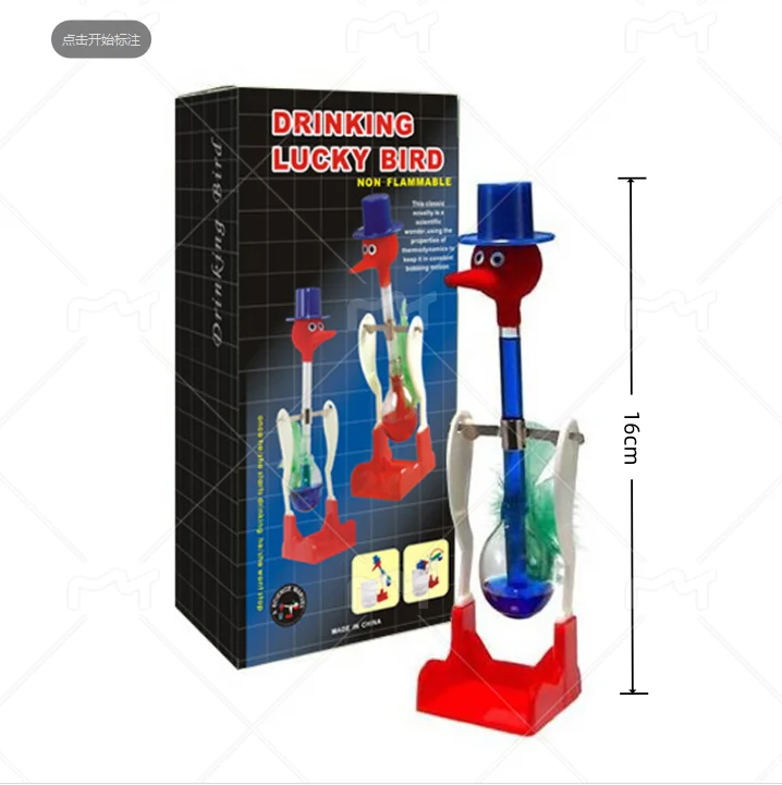 Magical Drinking Bird Toy Children's Puzzle Perpetual Motion Machine Scientific Physics Experiment Teaching Aids Boys' Leisure thumbnail 6