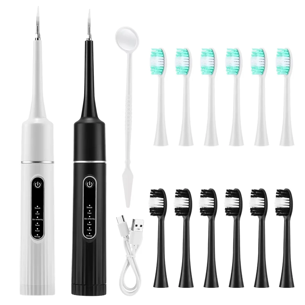 Electric Dental Calculus Remover Dental Cleaning Device Teeth Cleaner Tooth Whitening Irrigator Remove Tartar Scaler Teeth Care