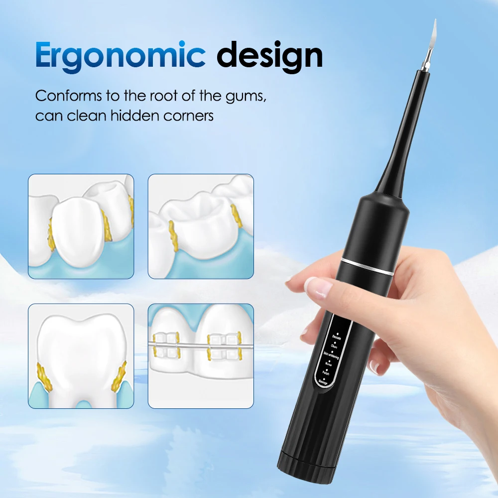 Electric Dental Calculus Remover Dental Cleaning Device Teeth Cleaner Tooth Whitening Irrigator Remove Tartar Scaler Teeth Care thumbnail 5