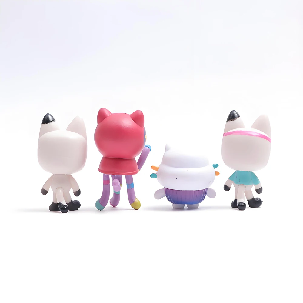 NEW 13pcs Gabby Dollhouse Anime Figure Toy Smiling Car Cat Hug Gaby Girl Dolls Mercat Cartoon Action Figure Xmas Birthday  Gift thumbnail 5