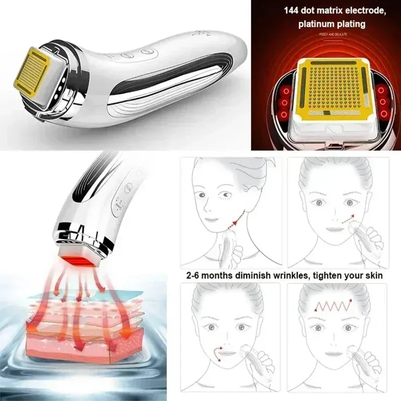 Electric Facial Lifting Machine Dot Matrix Skin Tightening Rejuvenation Wrinkle Removal Face Massager Home Use Beauty Devices thumbnail 4