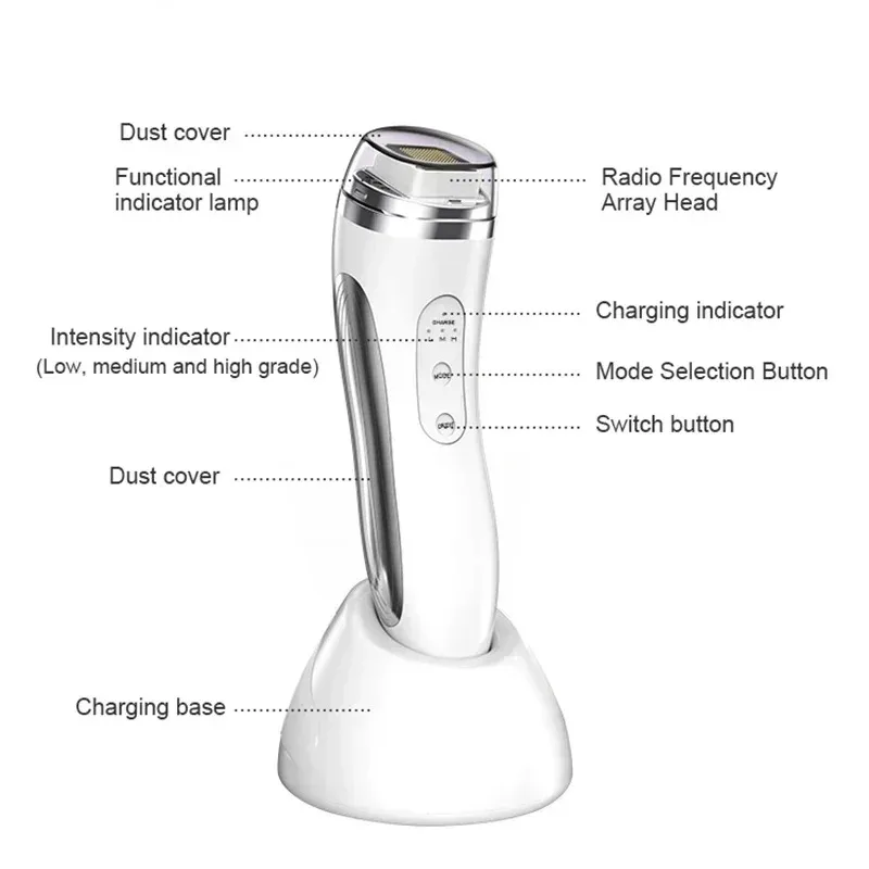 Electric Facial Lifting Machine Dot Matrix Skin Tightening Rejuvenation Wrinkle Removal Face Massager Home Use Beauty Devices thumbnail 6
