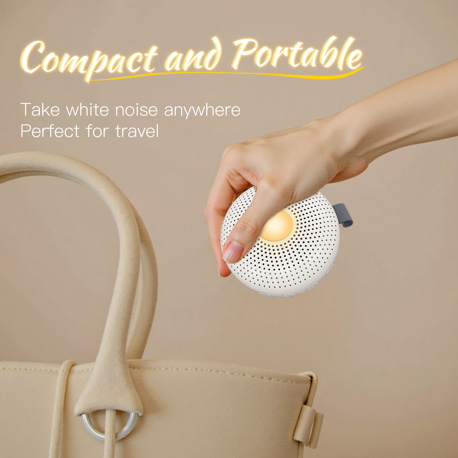 Portable Sleep Aid White Noise Machine for Baby & Adult with 15 Sounds Smart Cry Detection Night Light Timer Newborn Gift thumbnail 4