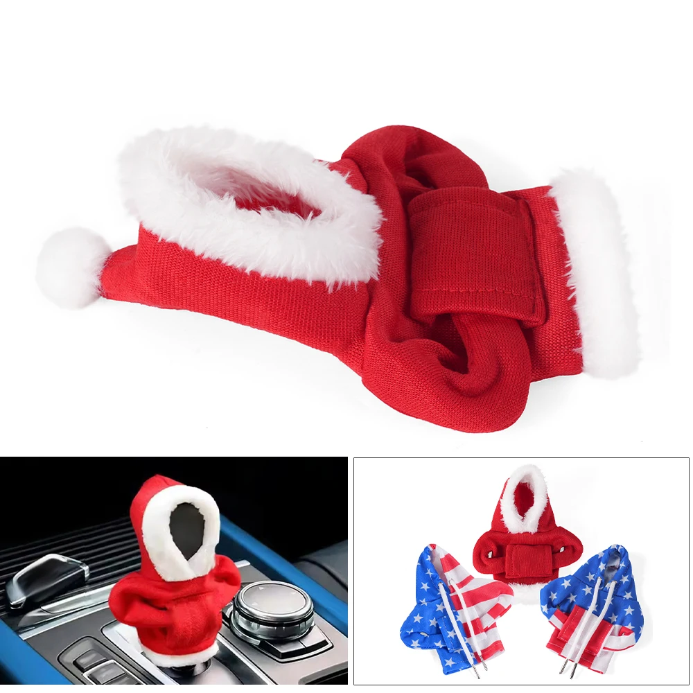 RASTP-Creative Car Gear Lever Decoration Hooded Cover Sweatshirt Gear Lever Decoration Interior Accessories SFN186 thumbnail 4