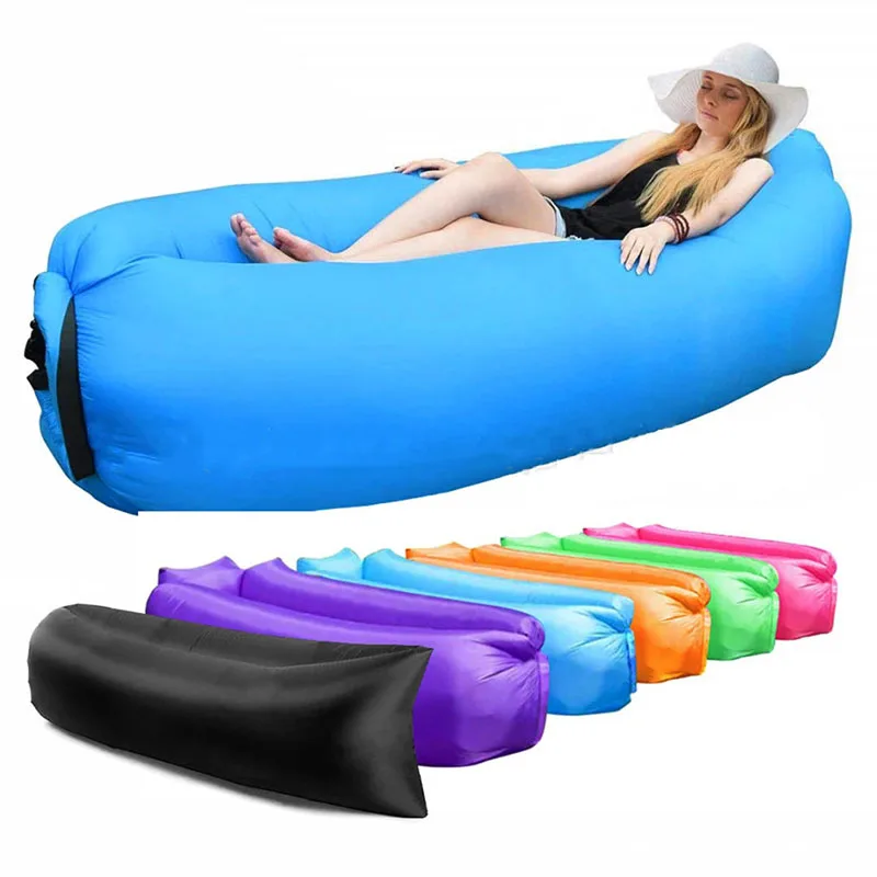 Portable Lazy Inflatable Sofa - Outdoor & Indoor Foldable Air Mattress, Quick-Fold Sofa Bed for Lunch Breaks thumbnail 2