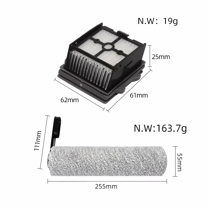 For Tineco Floor One Switch S6/Stretch S6 /S7 Stretch Ultra Wet Dry Vacuum Cleaner ConsumableRoller BrushHEPA Filter Accessories thumbnail 6