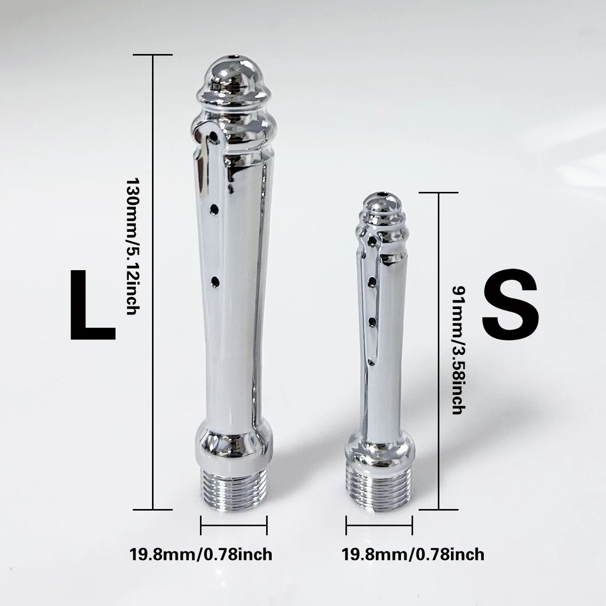 ABS Enema Vagina Anal Douche Conversion Head For Outdoor Use Enema Syringe Shower Adult Sex Toys Butt Flush Butt Plug Clean Tool thumbnail 3