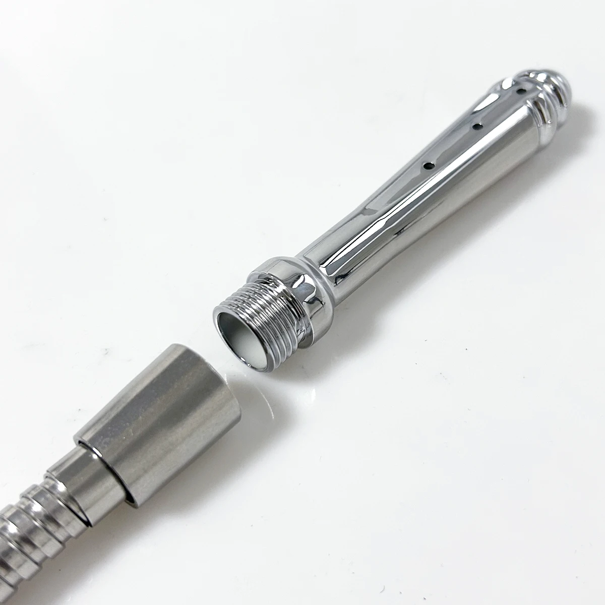 ABS Enema Vagina Anal Douche Conversion Head For Outdoor Use Enema Syringe Shower Adult Sex Toys Butt Flush Butt Plug Clean Tool thumbnail 4