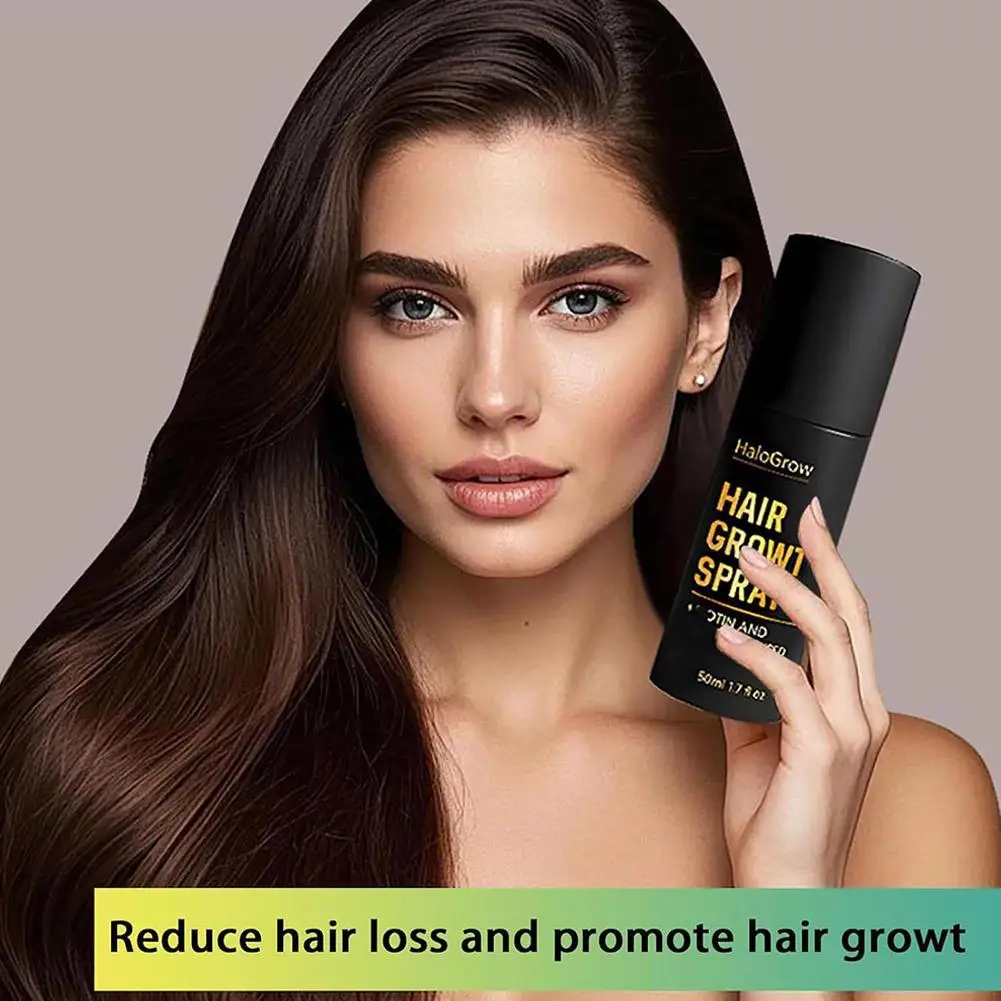 50ml Hair Growth Spray Promotes Hair Follicle Health Melanin Production Hair Thickening Treatment For Men Women Hair Care thumbnail 2