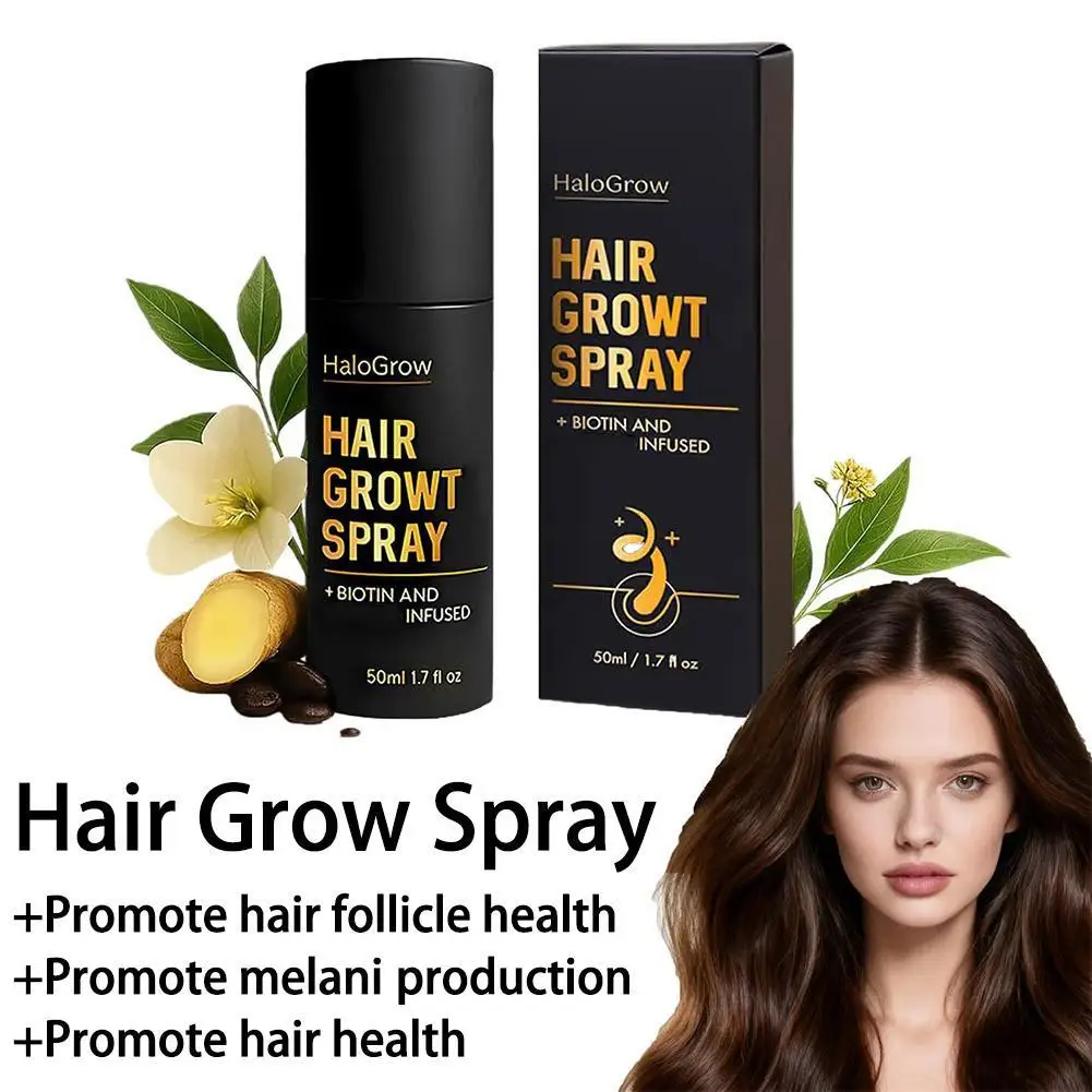 50ml Hair Growth Spray Promotes Hair Follicle Health Melanin Production Hair Thickening Treatment For Men Women Hair Care thumbnail 5