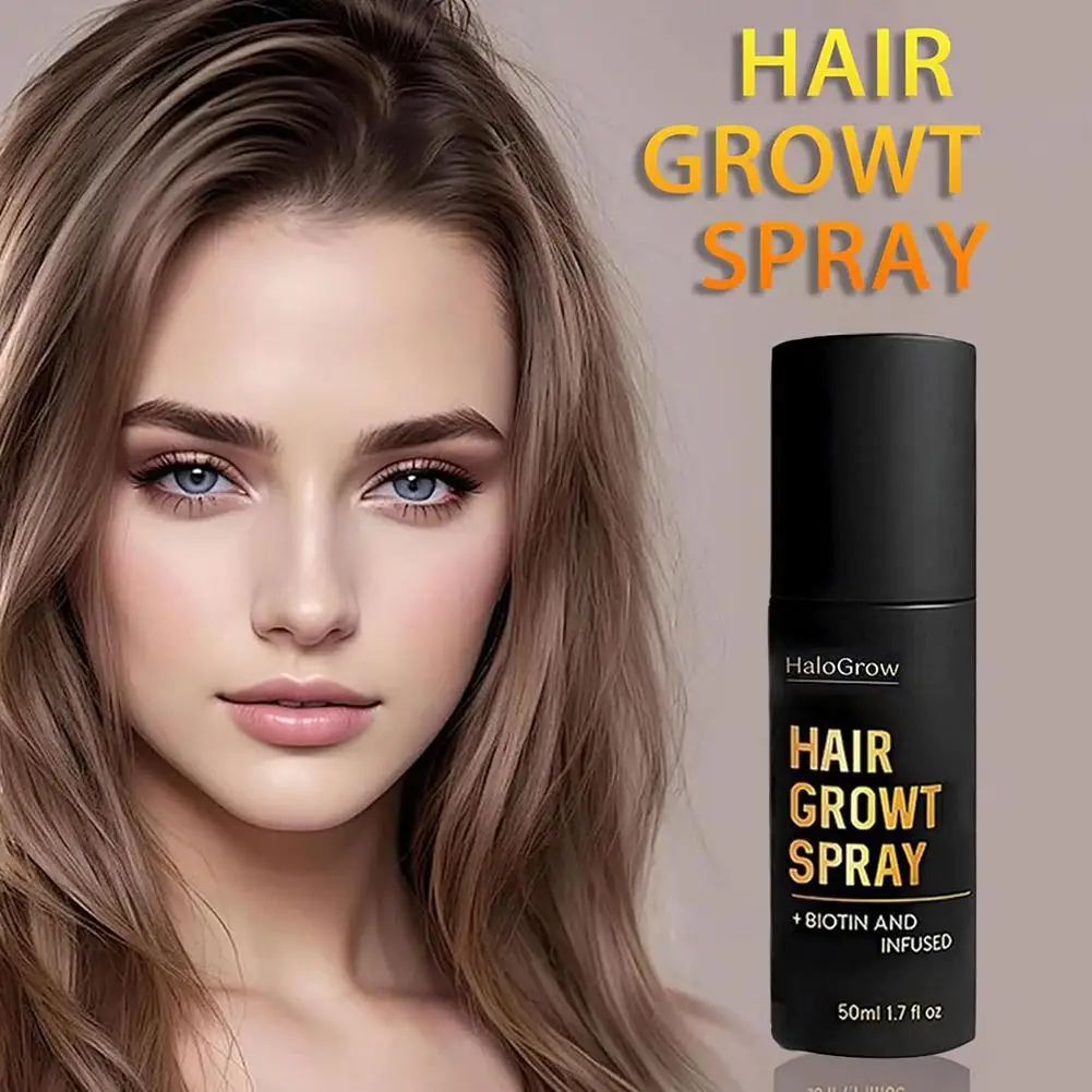 50ml Hair Growth Spray Promotes Hair Follicle Health Melanin Production Hair Thickening Treatment For Men Women Hair Care thumbnail 4