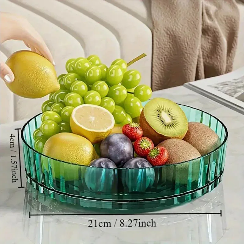 360°Rotating Rotating Spice Rack Round Plastic Clear Rotating Container Bins for Cabinet Pantry Kitchen Countertop Refrigerator thumbnail 6