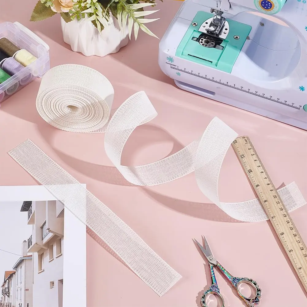 Fishbone Hem Tape for Sewing, Chiffon Thin Fabrics, Polyester Frills Hem Sewing Guide Tape Wide Corset DIY Handmade Craft Cloth thumbnail 6