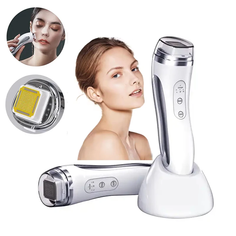 RF Radio Frequency Face Lifting Device Dot Matrix Beauty Massager Home Wrinkle Remover Skin Tightening Facial Massage Machine thumbnail 2