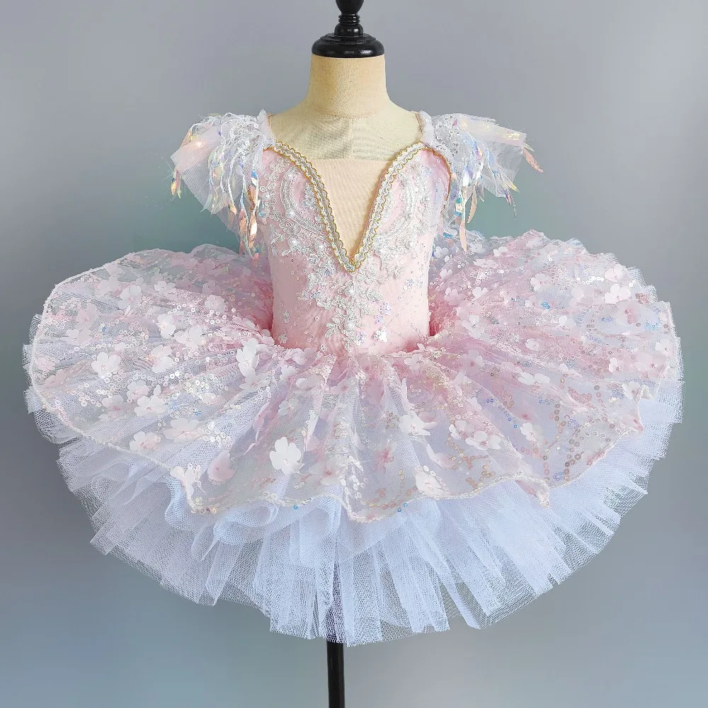 Elegant Princess Kids Clothes Children Clothing Ballet Tutu Leotards for Girls Dress Dancewear Stage Performance Costumes Fairy thumbnail 3