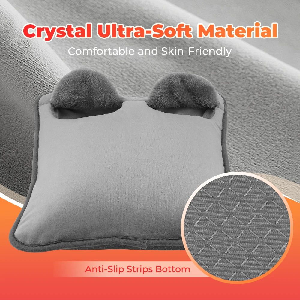 Electric Heating Foot Warmer Winter Foot Hand Warming Device 4 Level Hot Compress and Timing Home Heated Pad for Office Bedroom thumbnail 3