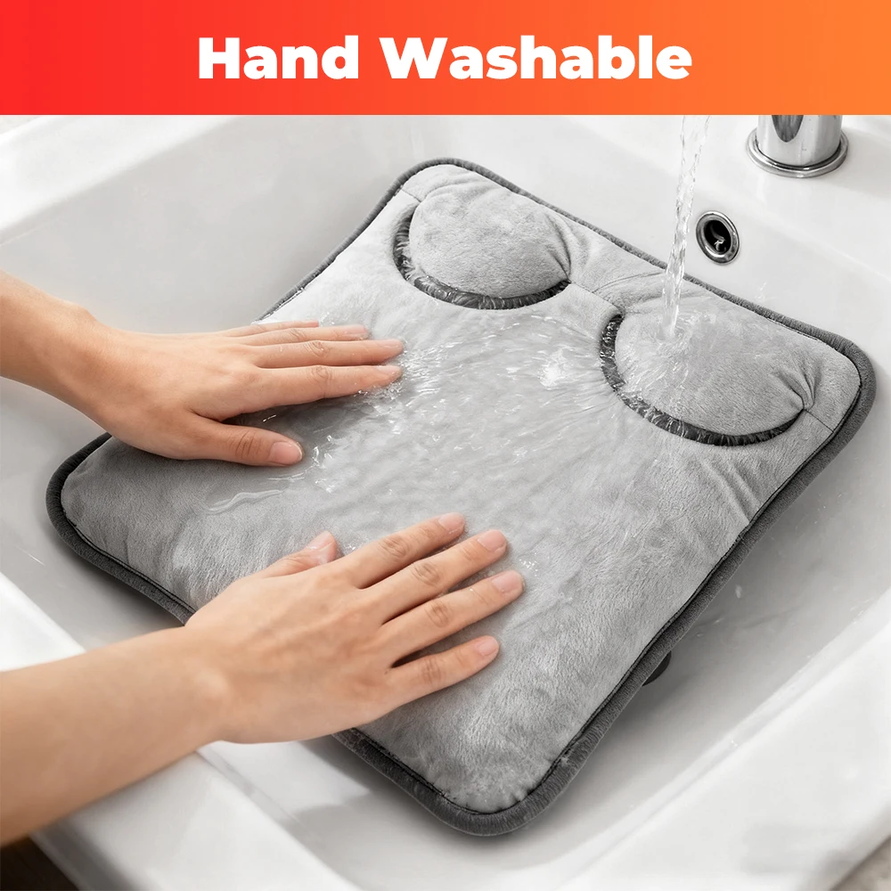 Electric Heating Foot Warmer Winter Foot Hand Warming Device 4 Level Hot Compress and Timing Home Heated Pad for Office Bedroom thumbnail 5
