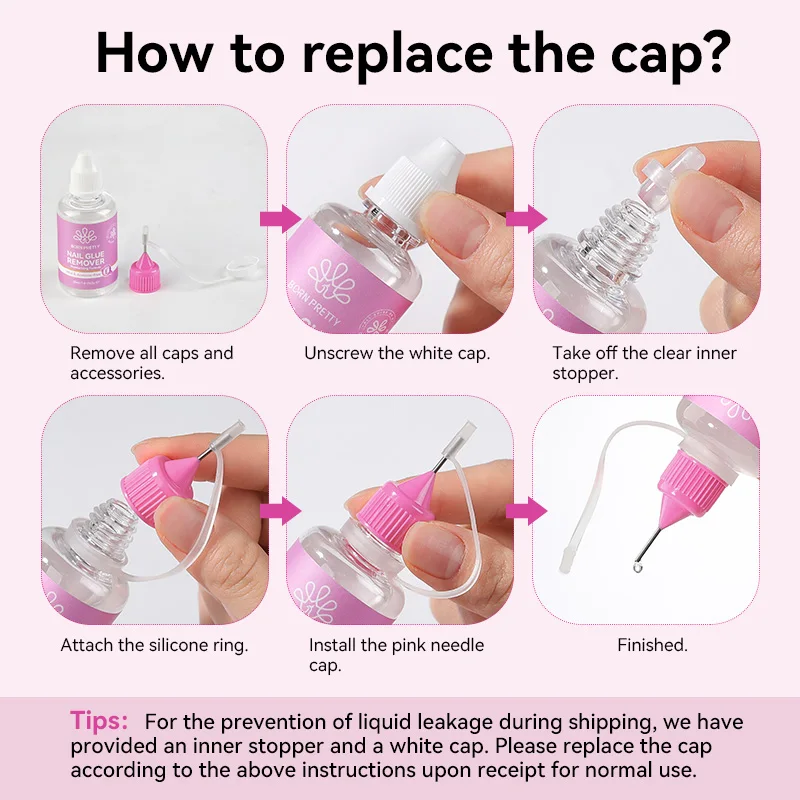 BORN PRETTY 30ml Pinpoint Nail Glue Remover Gel Polish For Press On Nail Quick Dry Gentle Easy To Soften Nail Tips Remover Tool thumbnail 6