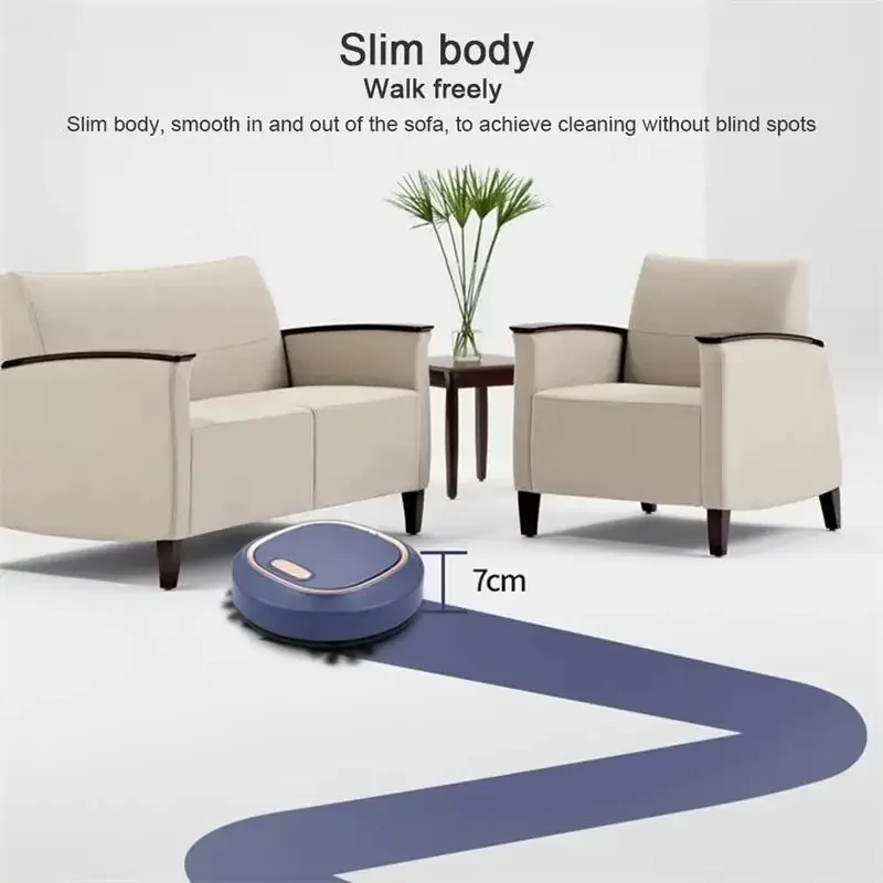 Automatic Sweeping Robot Home Sweeper Lazy Person Intelligent 3-in-1 Sweeping Machine USB Rechargeable Vacuum Cleaner thumbnail 5