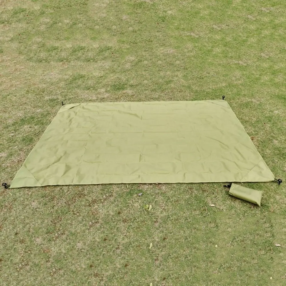 High Quality Ultralight Tent Floor Tarp Portable Foldable Oxford Cloth Pocket Mat with Sack Picnic Mat Camping Hiking thumbnail 4