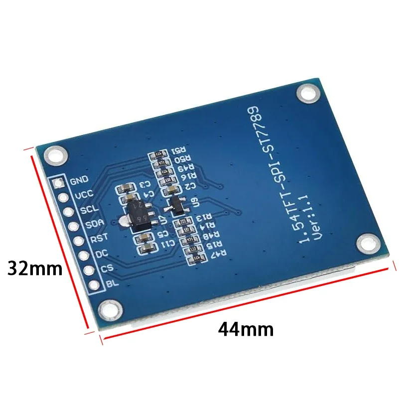 1.54 Inch 1.54" Full Color TFT Display Module HD IPS LCD LED Screen 240x240 SPI Interface ST7789 For Arduino thumbnail 2