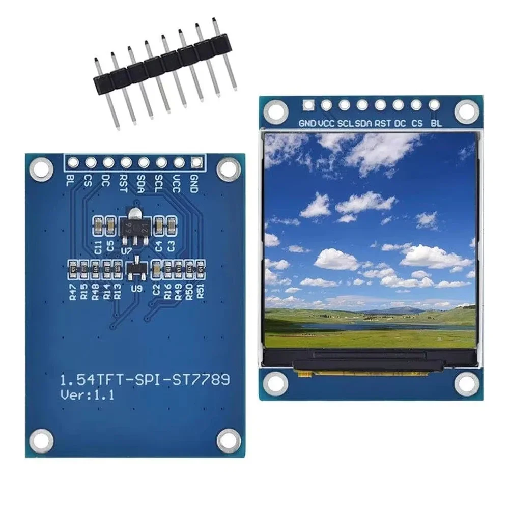 1.54 Inch 1.54" Full Color TFT Display Module HD IPS LCD LED Screen 240x240 SPI Interface ST7789 For Arduino thumbnail 4
