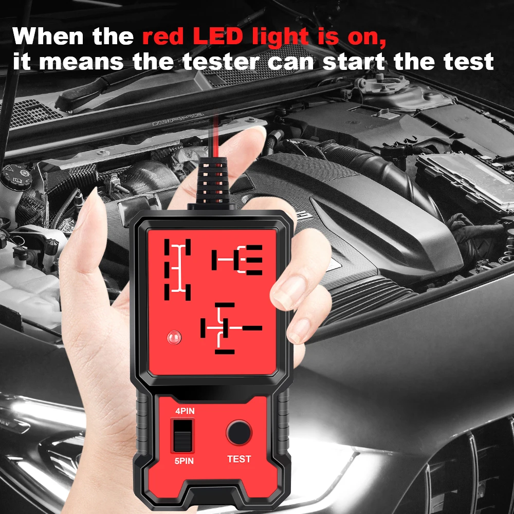 Car Relay Voltage Tester Universal 12V Automotive Electronic Relay Tester Indicator Light Battery Checker For RV Truck Trailer thumbnail 4
