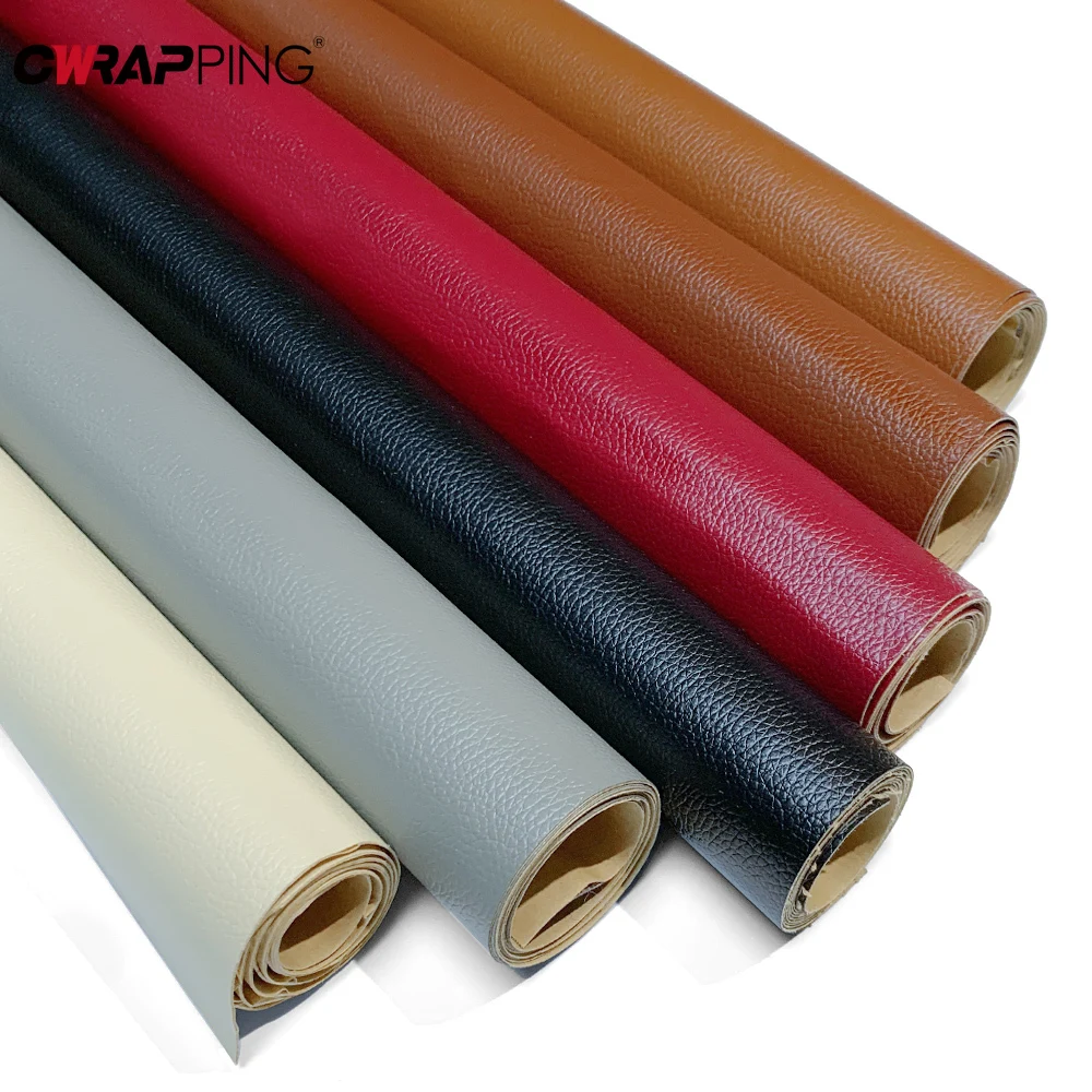 DIY Film Wrapping Foil Car PU Leather Repair Patch Vinyl Wrap Car Tuning Stickers Waterproof Full Body Sticky Sticker Adhesive thumbnail 2
