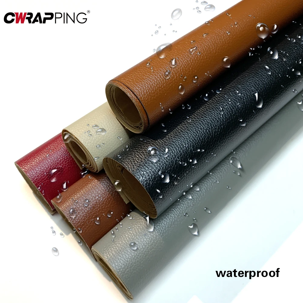 DIY Film Wrapping Foil Car PU Leather Repair Patch Vinyl Wrap Car Tuning Stickers Waterproof Full Body Sticky Sticker Adhesive thumbnail 4