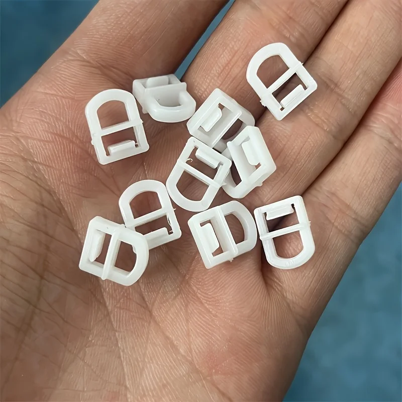 RV Curtain Plastic Buckle Hanging Ring Hook Track Roller Bead Slide Pulley Curtain Clip Fastener Caravan Window Accessories thumbnail 2