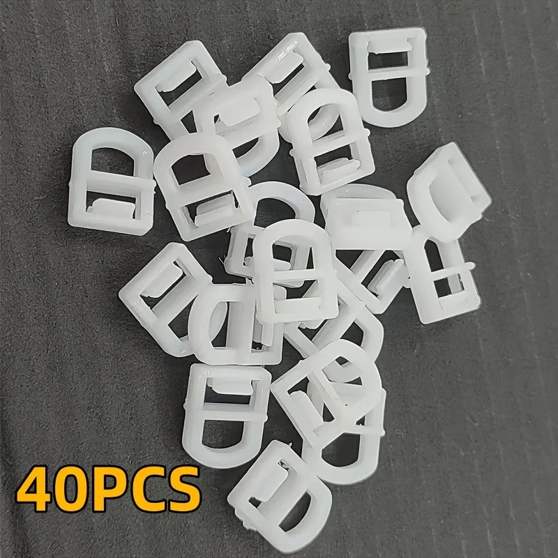 RV Curtain Plastic Buckle Hanging Ring Hook Track Roller Bead Slide Pulley Curtain Clip Fastener Caravan Window Accessories thumbnail 3