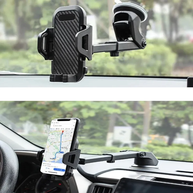 Sucker Car Phone Holder Mount Stand Suction Cup Smartphone Mobile Cell Support in Car Bracket For iPhone Xiaomi Huawei Samsung thumbnail 2