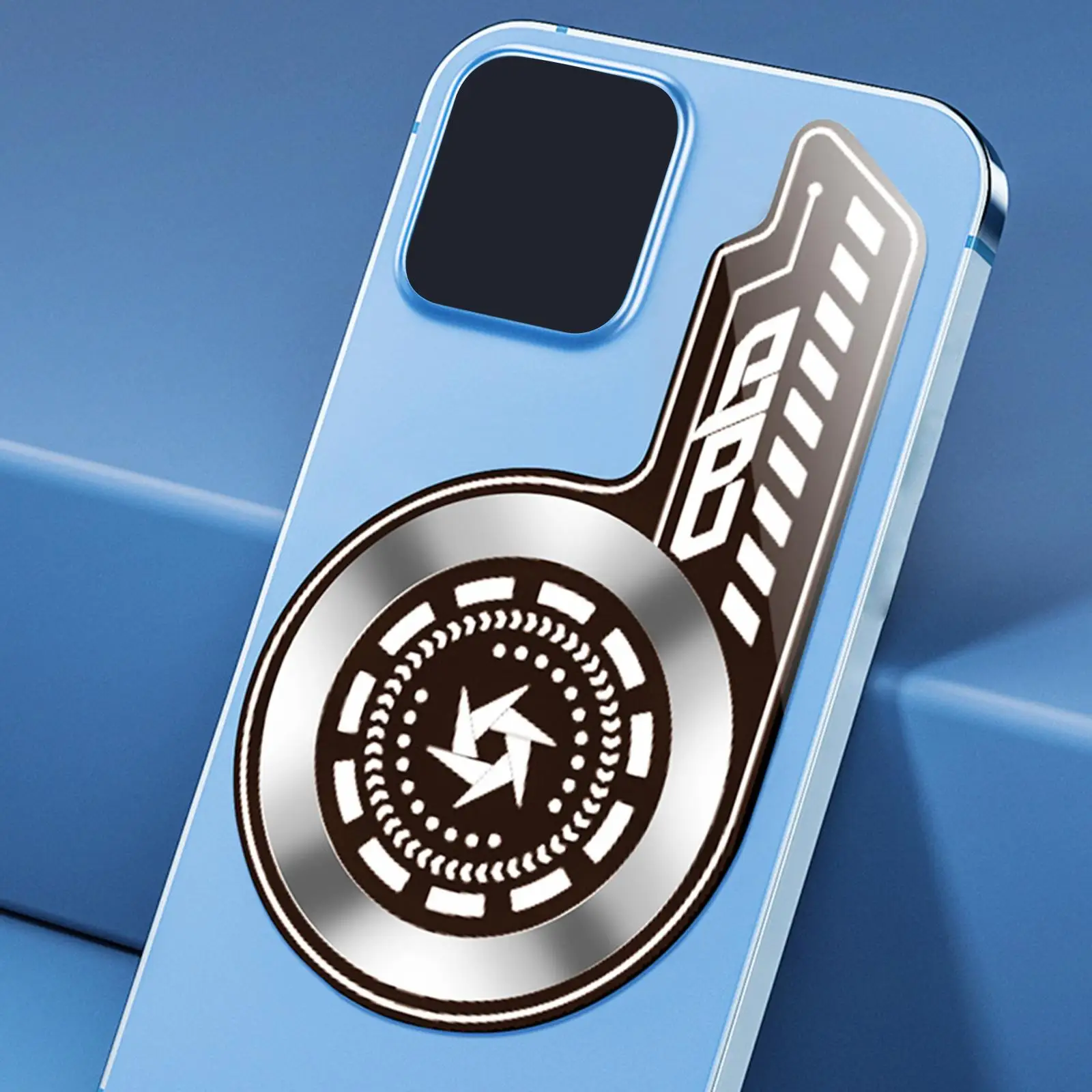 Portable Phone Cooler Pad Heatsink Sticker Holder Mini Magnetic Cellphone Radiator for Tablet Watching Videos Cooling Gaming thumbnail 3