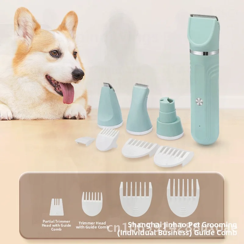 Electric Pet Clipper Shaver for Cat Dog Hair Trimming with Suction Professional Bass Sole Hair Removal Tool for Pet Shops thumbnail 4
