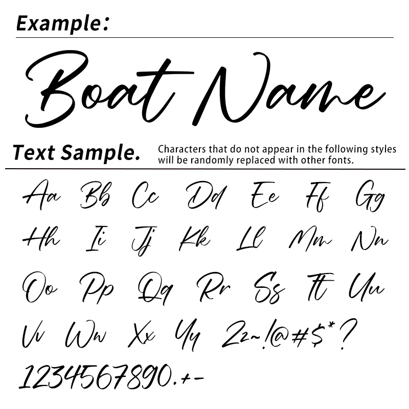 2PCS Custom Boat Stickers Waterproof for Personalized Yacht Motorboats Kayaks Car Truck Self-adhesive Modified Vinyl Decals thumbnail 3