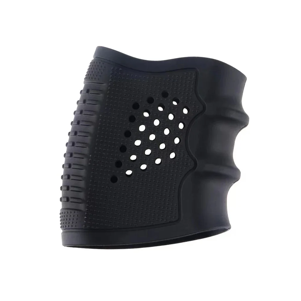 Tactical Pistol Holster Rubber Grip Glove Sleeve Anti-Slip Protect Cover Anti-slip Cover Suitables Airsoft Hunting Accessories thumbnail 3