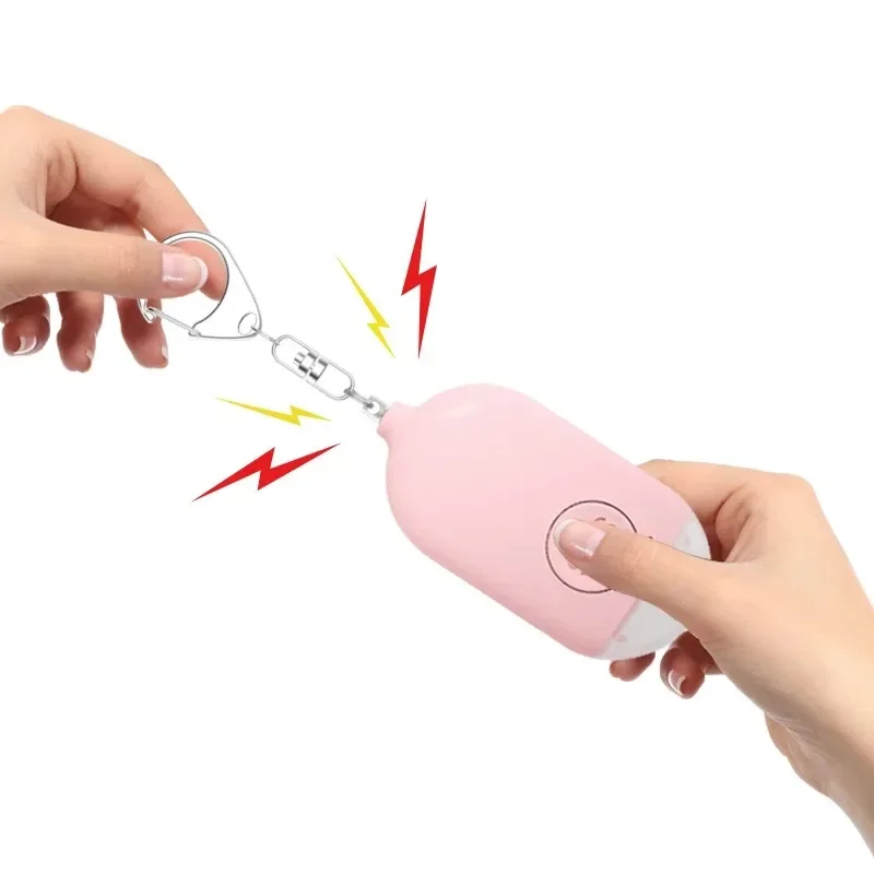Kids Elderly Women Emergency SOS Personal Alarm 130dB Loud Self-Defense Safety Keychain, Panic Button or Pull Pin Alert Device thumbnail 5