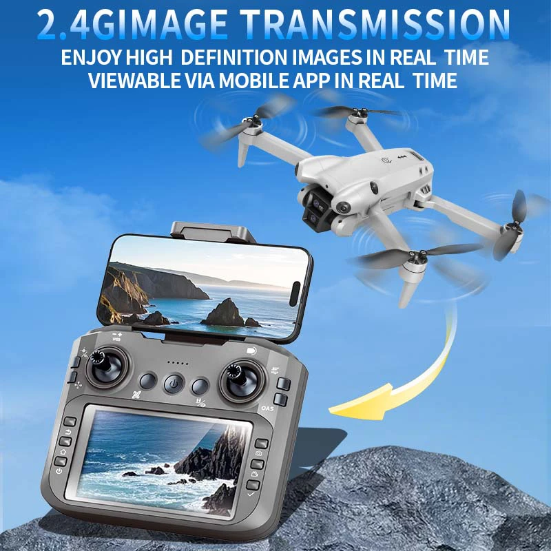 S101 Drone 8K Dual Camera Professinal 5G WiFi 120° Wide-angle ESC UAV With screen Obstacle Avoidance Brushless Quadcopter thumbnail 2