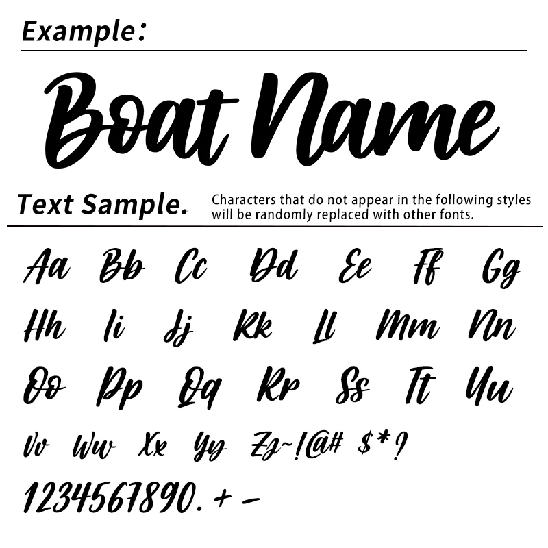 1PC Custom Boat Stickers Waterproof for Personalized Yacht Motorboats Kayaks Car Truck Self-adhesive Modified Vinyl Decals thumbnail 2
