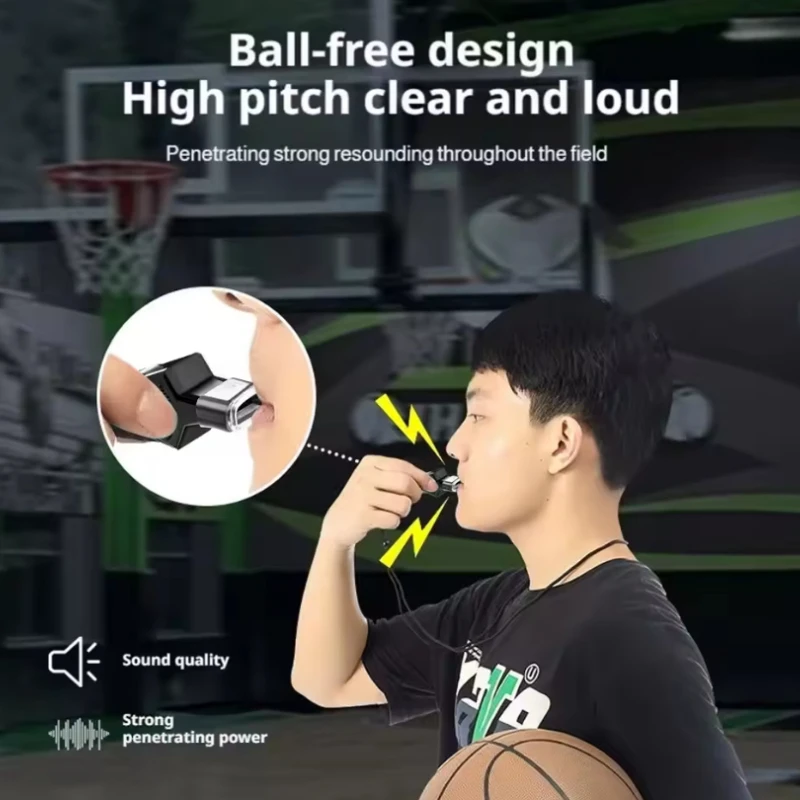 Professional Referee Whistle Special Whistle Set Basketball Coach Football Outdoor Professional Rescue Survival Whistle thumbnail 3