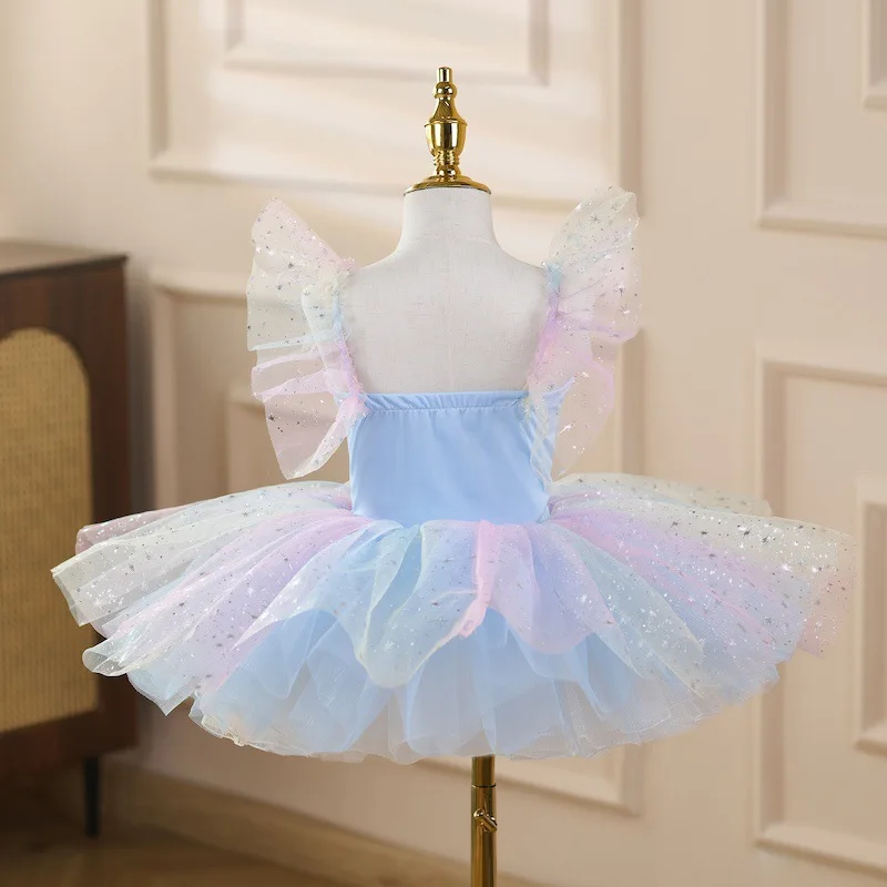 Summer Stage Party Girls Dresses Ballet Leotards Dance Costumes Ballerine Kids Clothing Princess Outfit Girl Dress Tutu Vestidos thumbnail 3