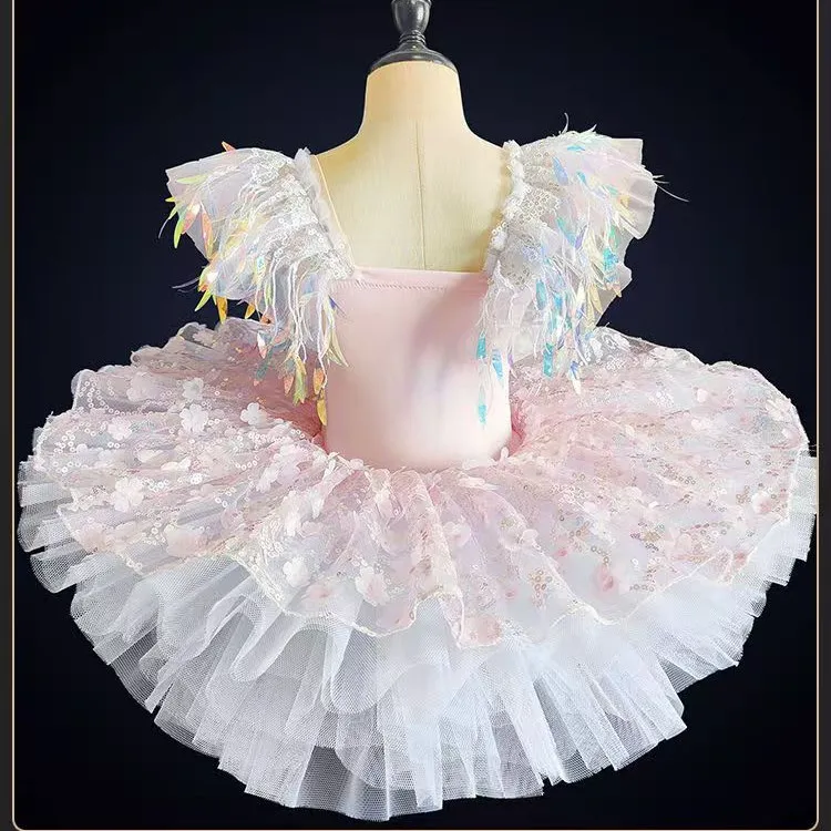 Summer Stage Party Girls Dresses Ballet Leotards Dance Costumes Ballerine Kids Clothing Princess Outfit Girl Dress Tutu Vestidos thumbnail 6