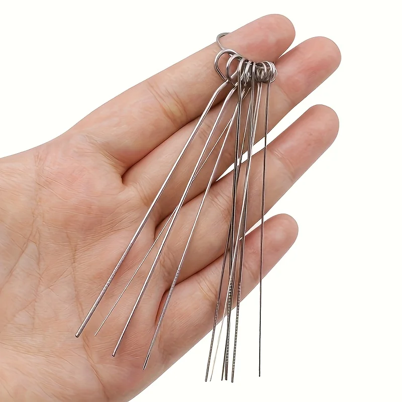 A box of 10 stainless steel shower head cleaners, suitable for cleaning shower heads thumbnail 4