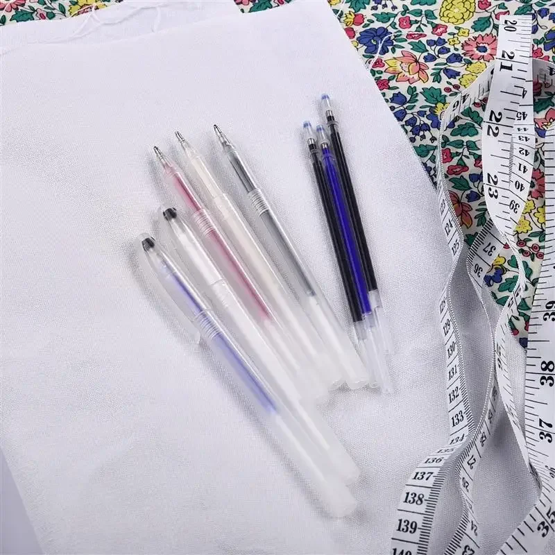 10Pcs/Set Heat Erasable Magic Marker Pen Temperature Disappearing Fabric Fabric Pens Line Marking DIY Craft Sewing Accessories thumbnail 3